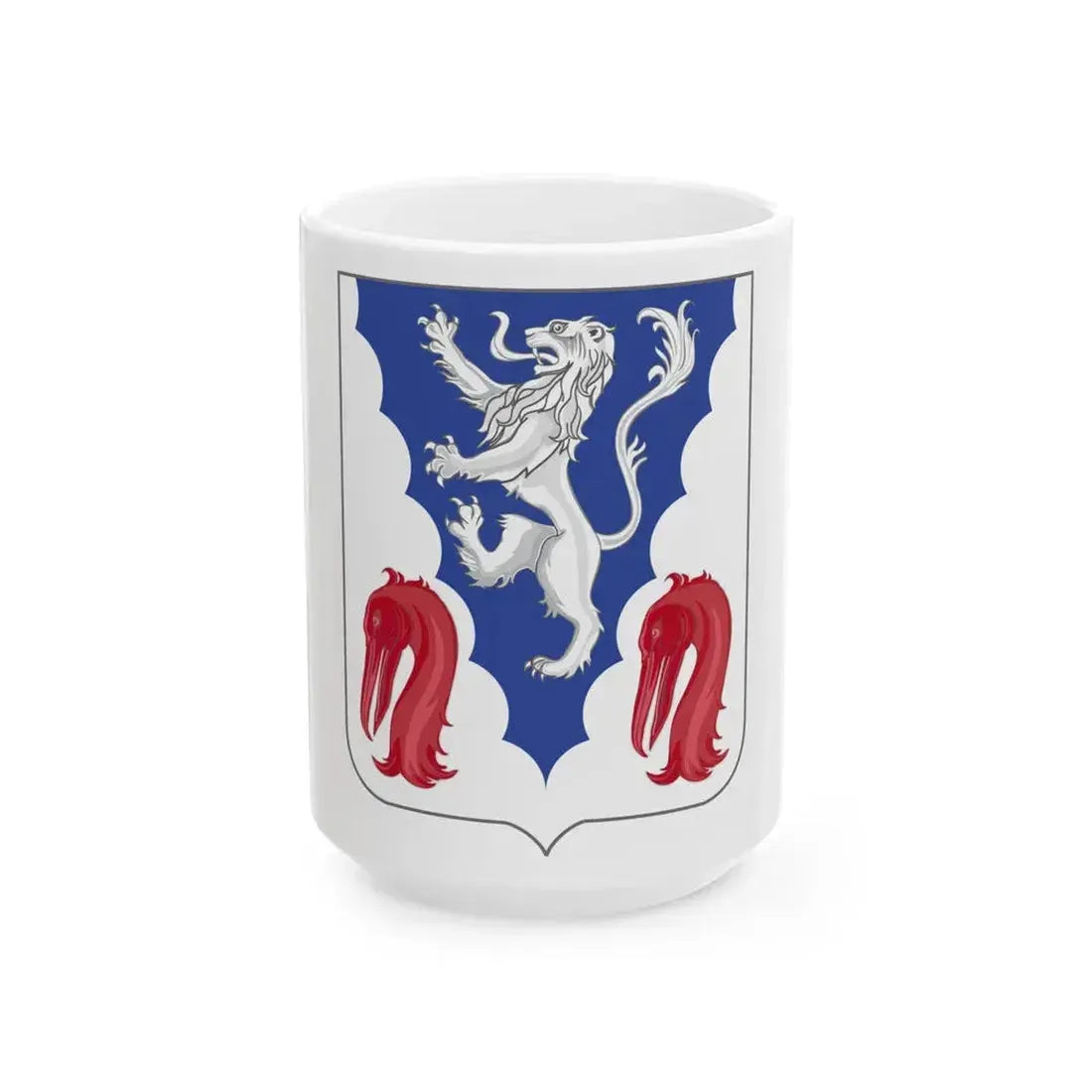 401 Glider Infantry Regiment 2 (U.S. Army) White Coffee Mug 15oz - Go Mug Yourself
