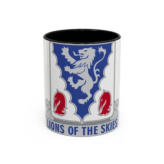 401 Glider Infantry Regiment (U.S. Army) Accent Coffee Mug 11oz Black - Go Mug Yourself