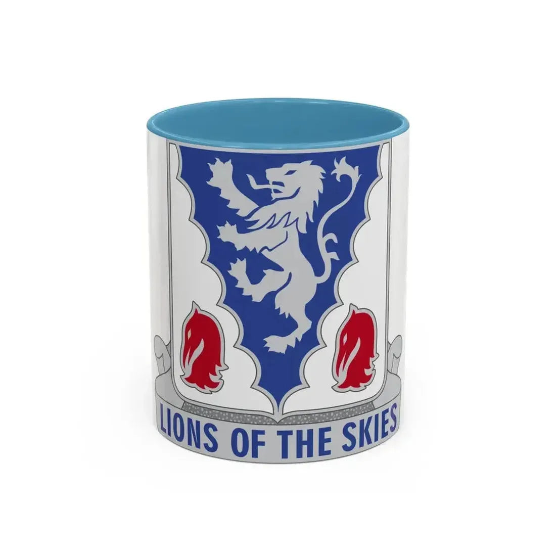 401 Glider Infantry Regiment (U.S. Army) Accent Coffee Mug 11oz Light Blue - Go Mug Yourself