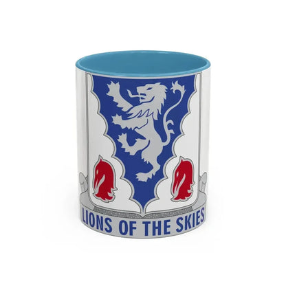 401 Glider Infantry Regiment (U.S. Army) Accent Coffee Mug 11oz Light Blue - Go Mug Yourself