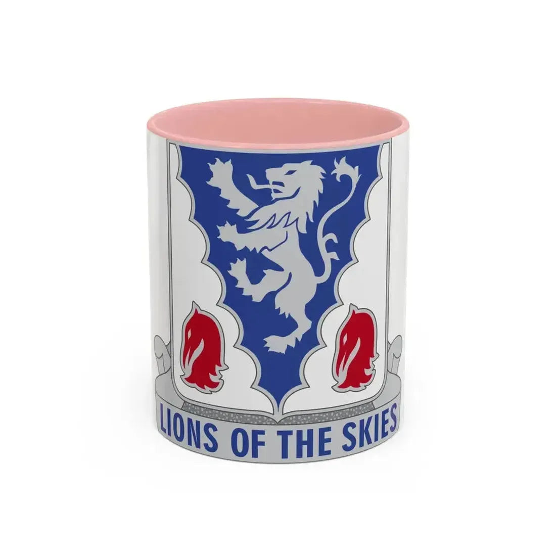 401 Glider Infantry Regiment (U.S. Army) Accent Coffee Mug 11oz Pink - Go Mug Yourself