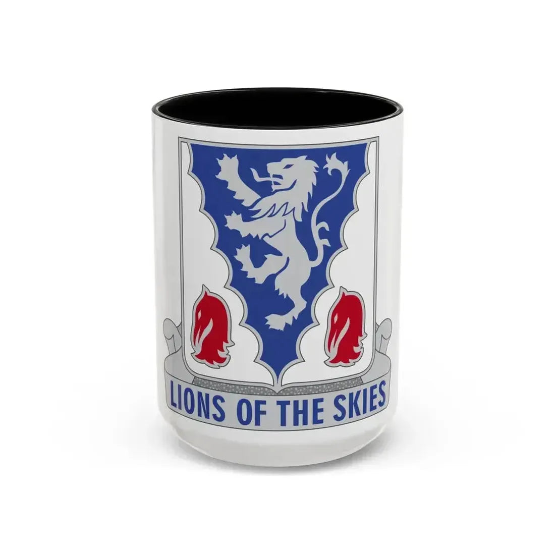 401 Glider Infantry Regiment (U.S. Army) Accent Coffee Mug 15oz Black - Go Mug Yourself