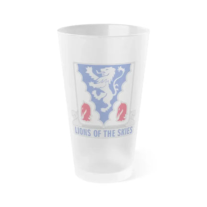 401 Glider Infantry Regiment (U.S. Army) Frosted Pint Glass 16oz Default Title - Go Mug Yourself