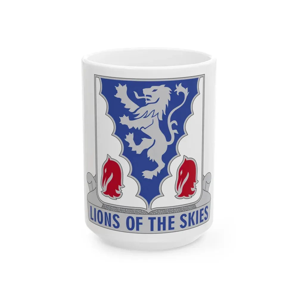 401 Glider Infantry Regiment (U.S. Army) White Coffee Mug 15oz - Go Mug Yourself