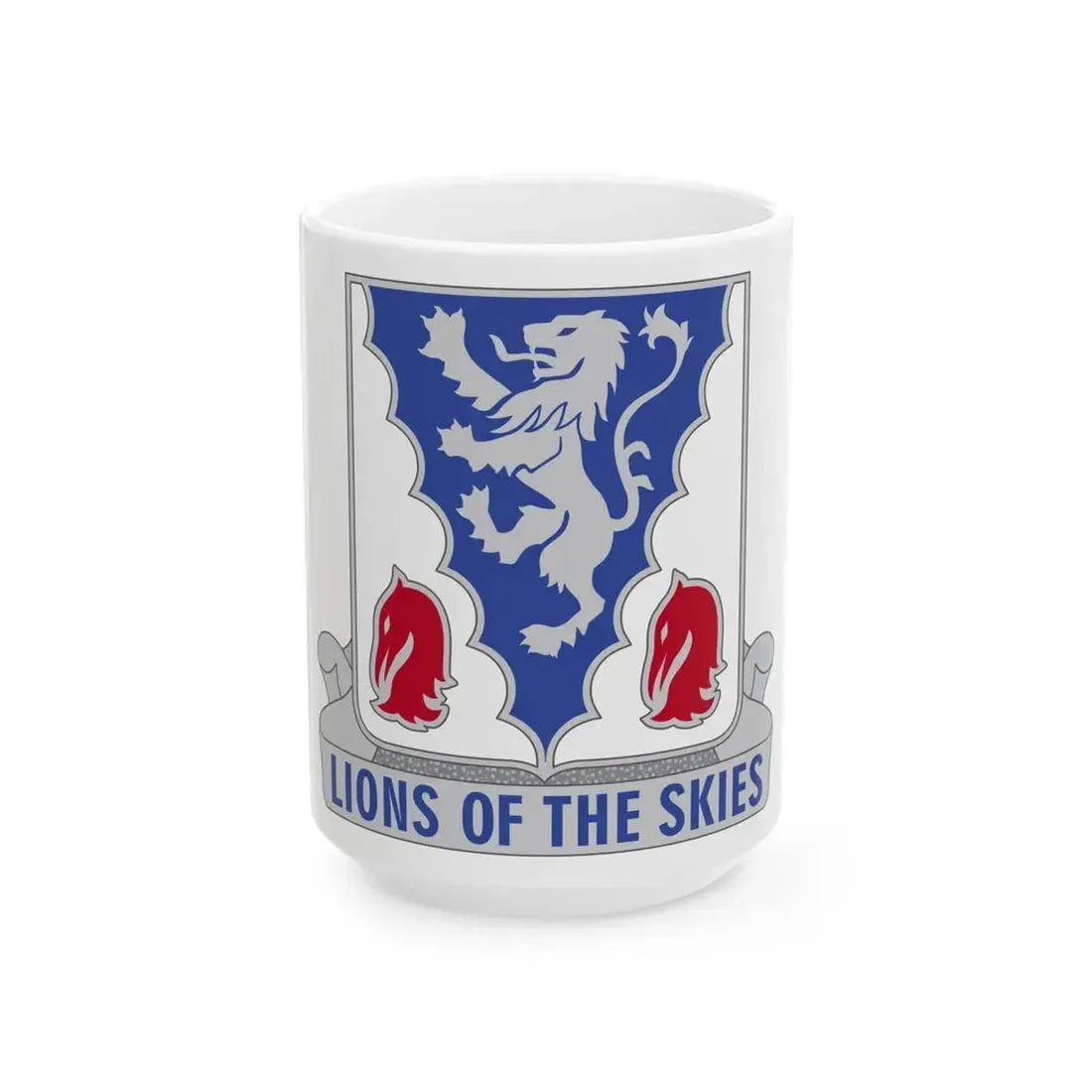 401 Glider Infantry Regiment (U.S. Army) White Coffee Mug 15oz - Go Mug Yourself