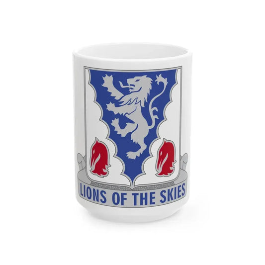 401 Glider Infantry Regiment (U.S. Army) White Coffee Mug 15oz - Go Mug Yourself