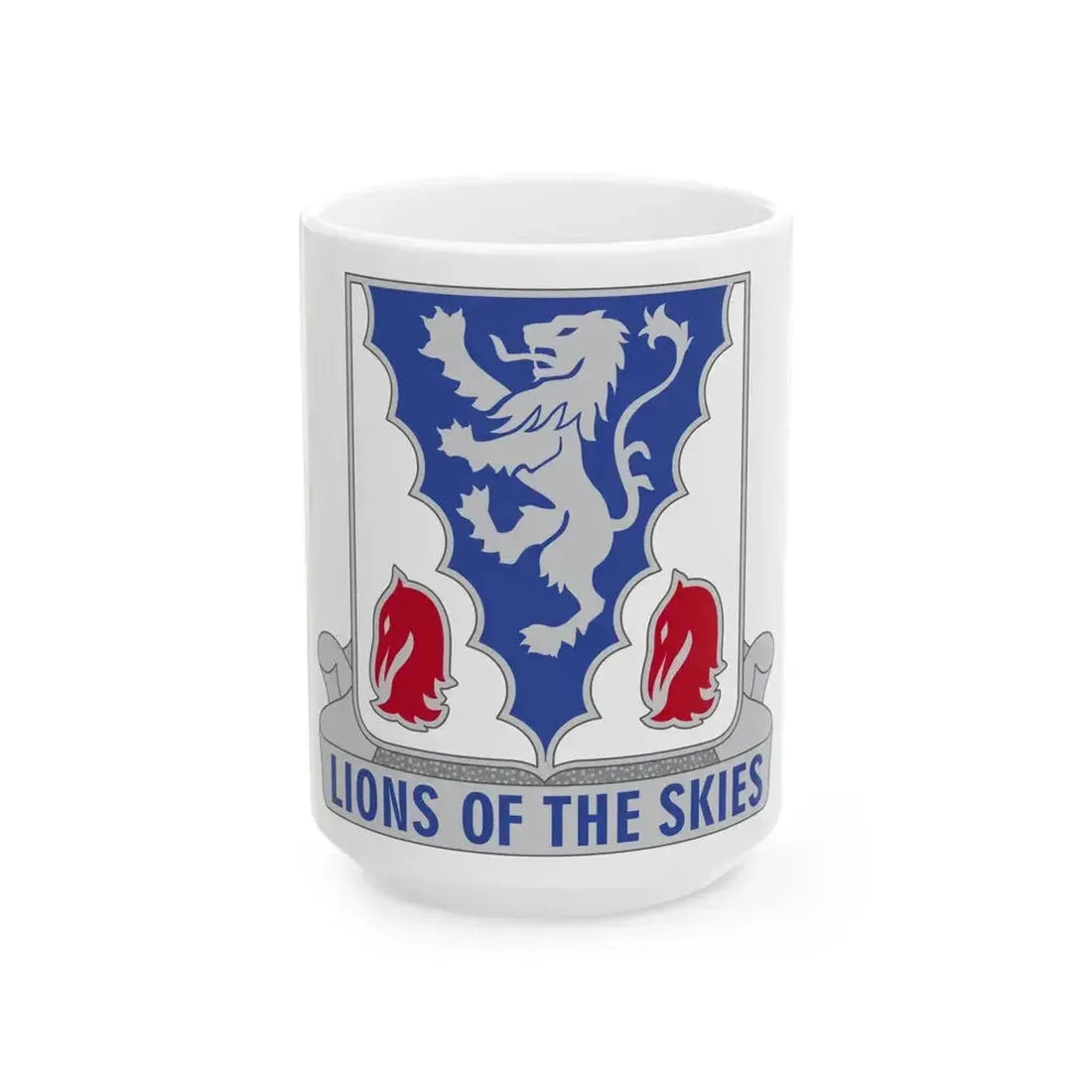 401 Glider Infantry Regiment (U.S. Army) White Coffee Mug 15oz - Go Mug Yourself