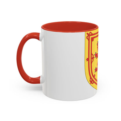 Royal Arms of the Kingdom of Scotland - Accent Coffee Mug