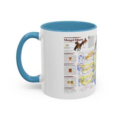 Mongol Khans and Their Legacy (1996) (Map) Accent Coffee Mug