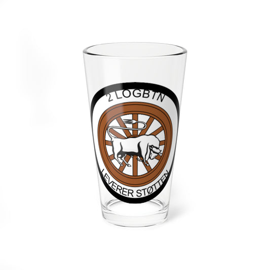 Emblem for the II-TRR (Denmark) (Coat of Arms) Pint Glass 16oz