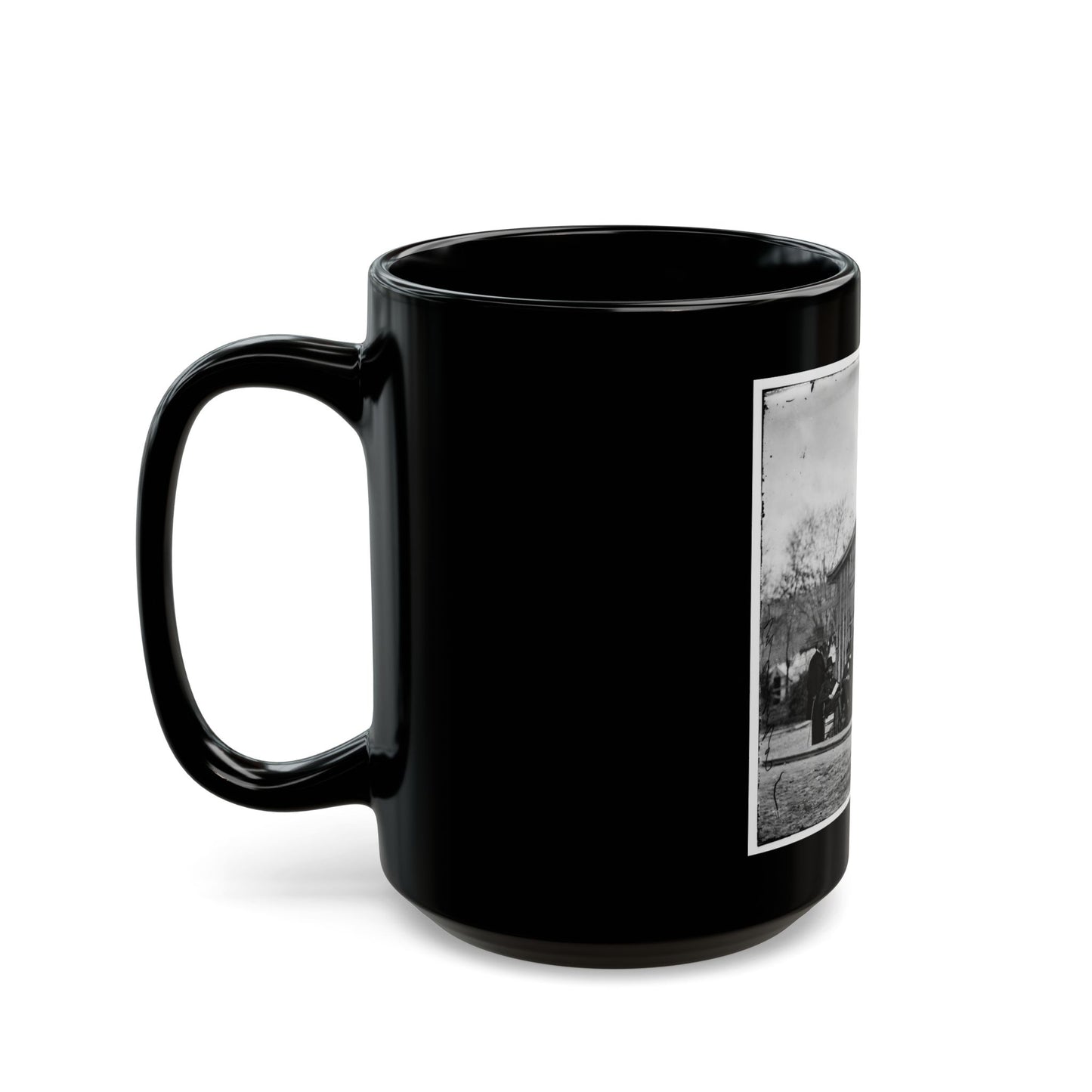 City Point, Va. Members Of Gen. Ulysses S. Grant's Staff (U.S. Civil War) Black Coffee Mug