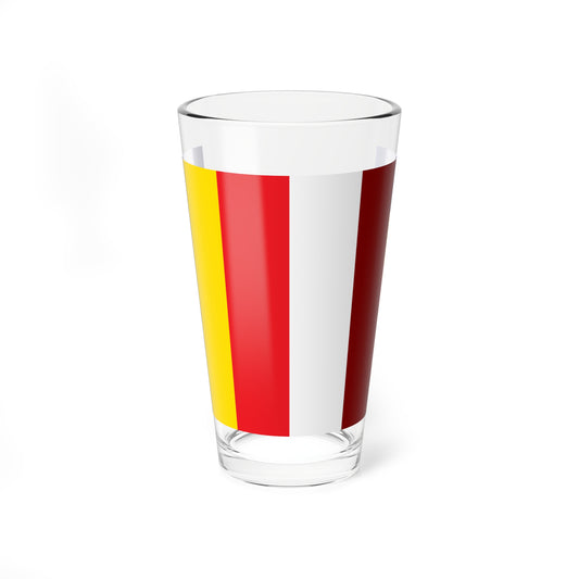 Tibetan buddhist flag (China) Pint Glass 16oz