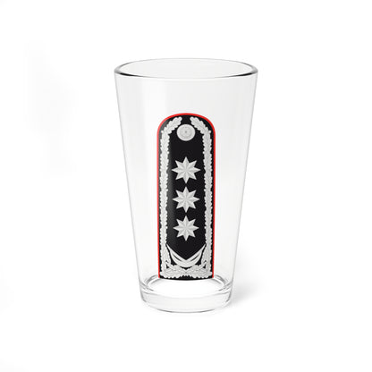 General polkovnik AzDTX rəisi (Azerbaijan) (Military Rank) Pint Glass 16oz