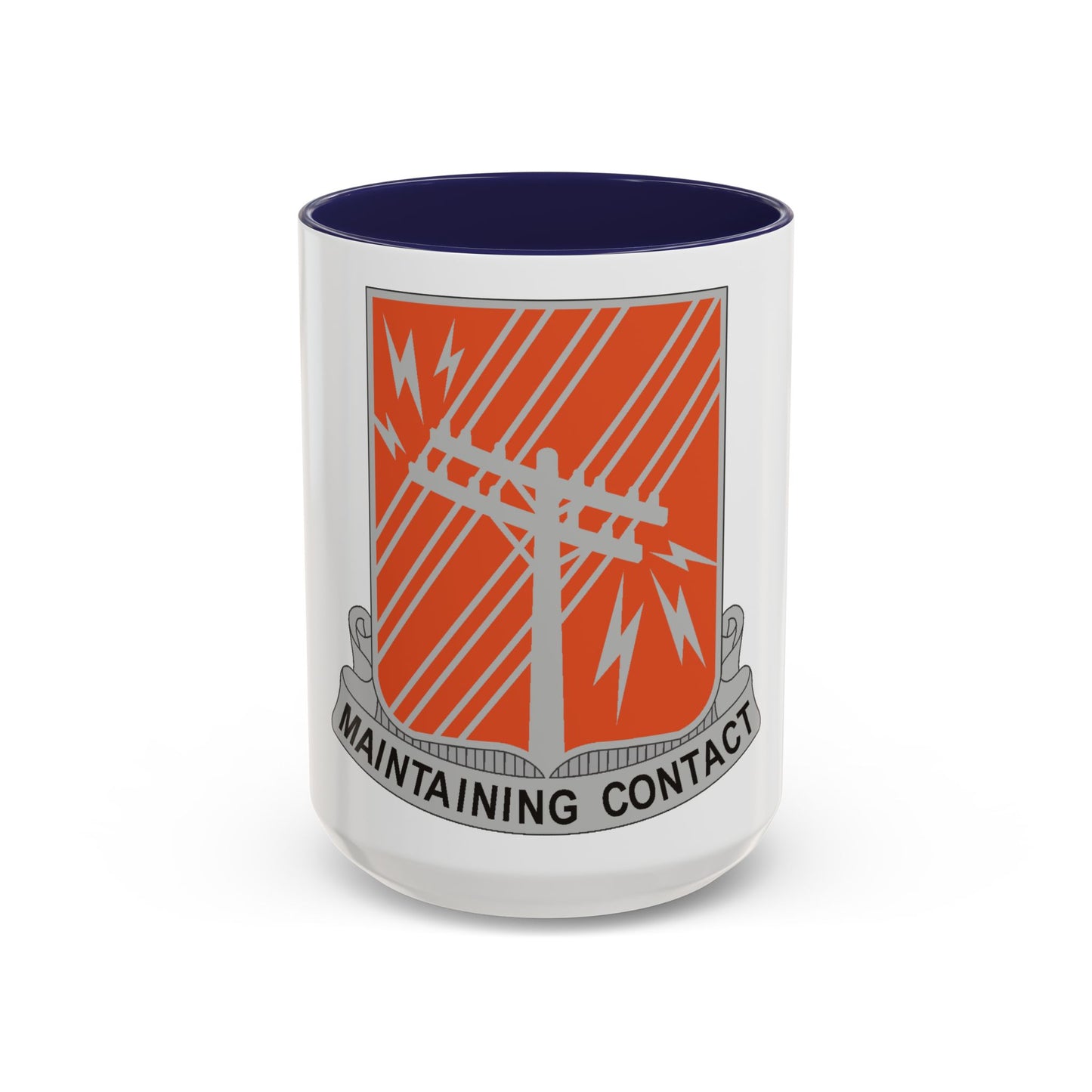 440 Signal Battalion (U.S. Army) Accent Coffee Mug