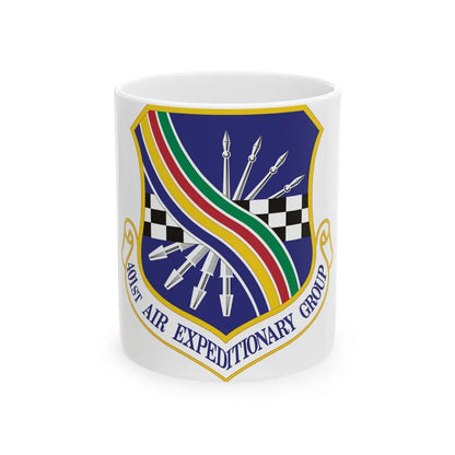 401st Air Expeditionary Group (U.S. Air Force) White Coffee Mug-11oz-Go Mug Yourself