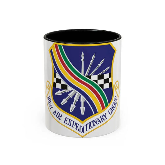 401st Air Expeditionary Group (U.S. Air Force) Accent Coffee Mug 11oz Black - Go Mug Yourself