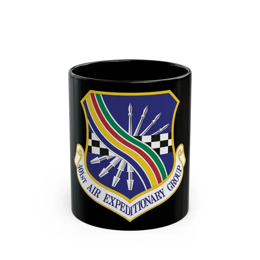 401st Air Expeditionary Group (U.S. Air Force) Black Coffee Mug 11oz - Go Mug Yourself