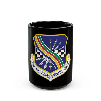 401st Air Expeditionary Group (U.S. Air Force) Black Coffee Mug 15oz - Go Mug Yourself