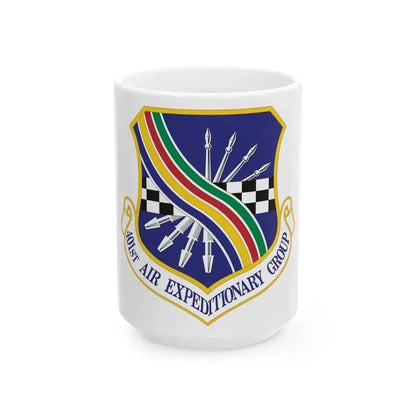 401st Air Expeditionary Group (U.S. Air Force) White Coffee Mug 15oz - Go Mug Yourself