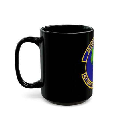 401st Supply Chain Management Squadron (U.S. Air Force) Black Coffee Mug-Go Mug Yourself