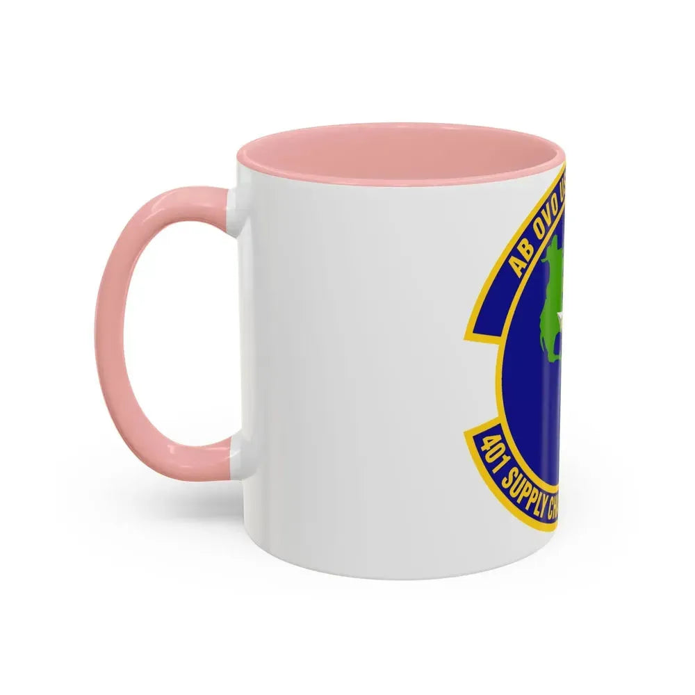 401st Supply Chain Management Squadron (U.S. Air Force) Accent Coffee Mug - Go Mug Yourself