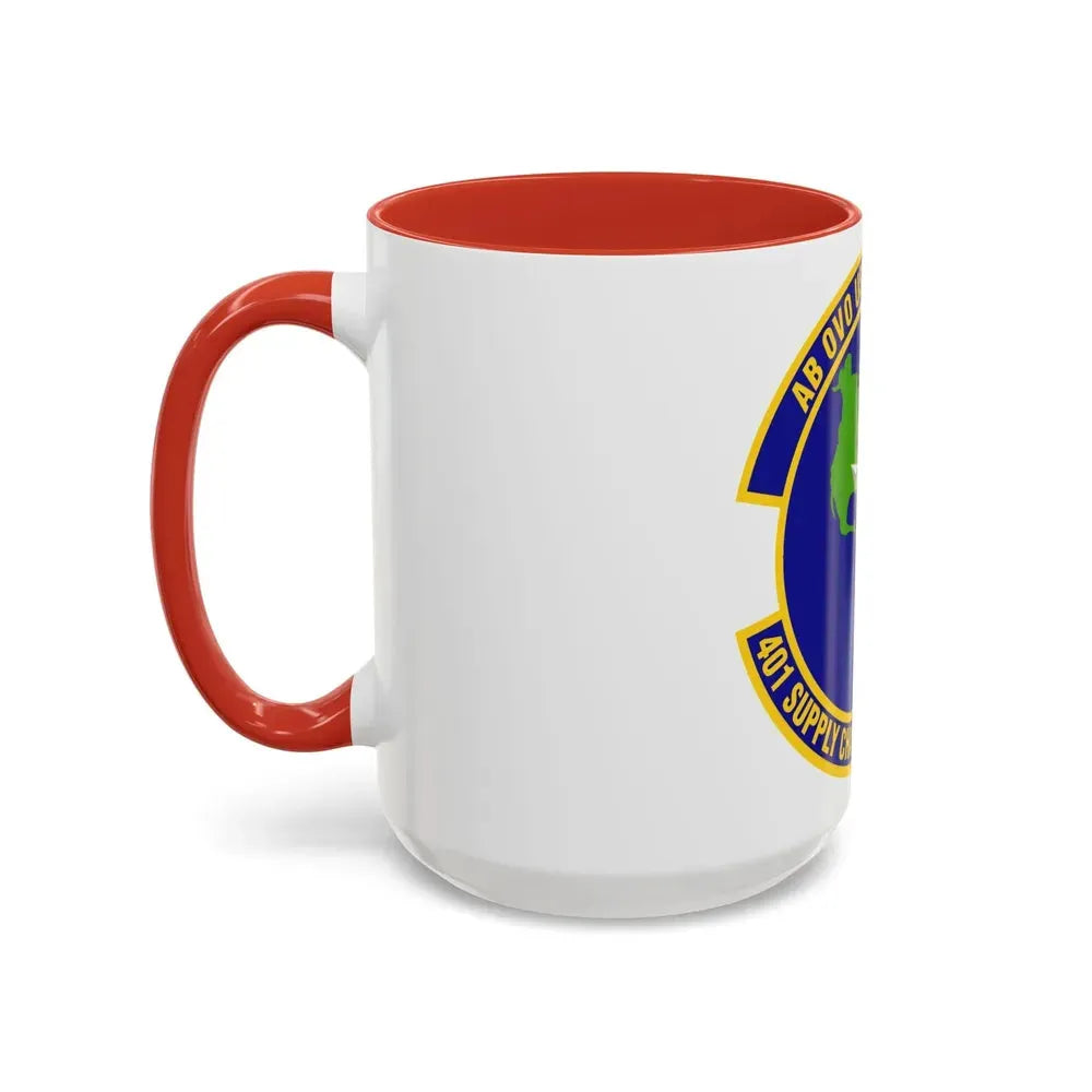 401st Supply Chain Management Squadron (U.S. Air Force) Accent Coffee Mug - Go Mug Yourself