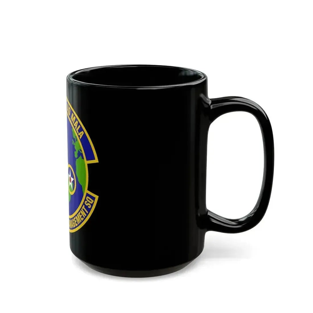 401st Supply Chain Management Squadron (U.S. Air Force) Black Coffee Mug - Go Mug Yourself