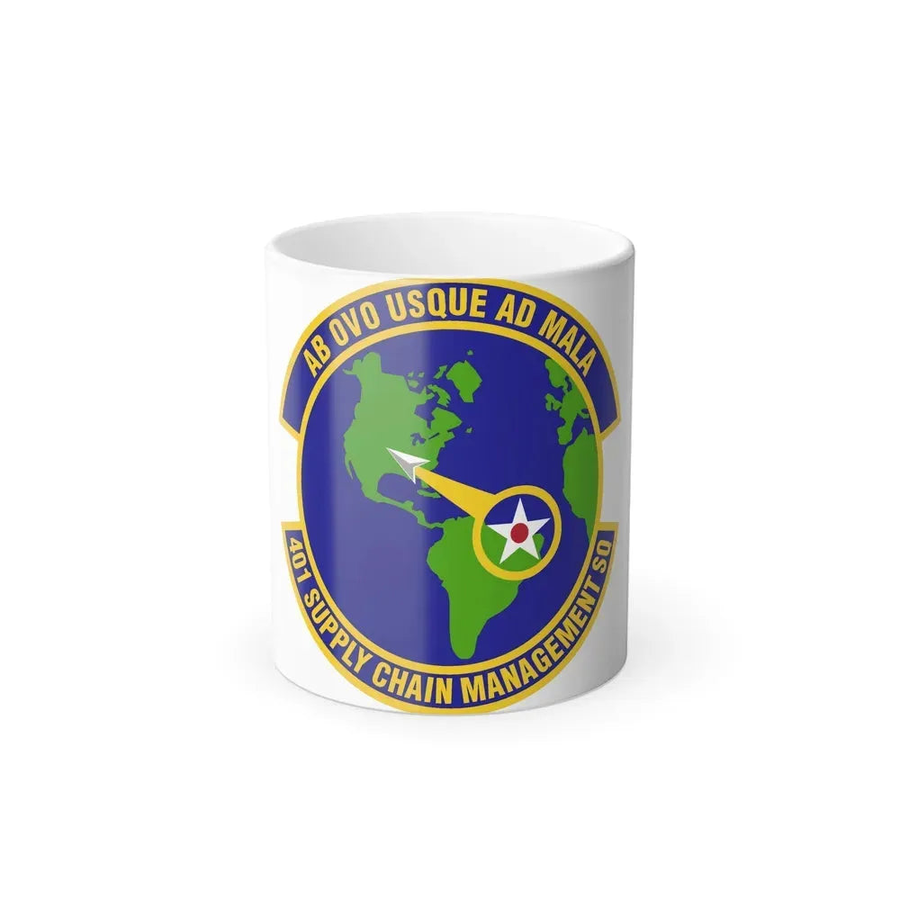401st Supply Chain Management Squadron (U.S. Air Force) Color Changing Coffee Mug 11oz - Go Mug Yourself
