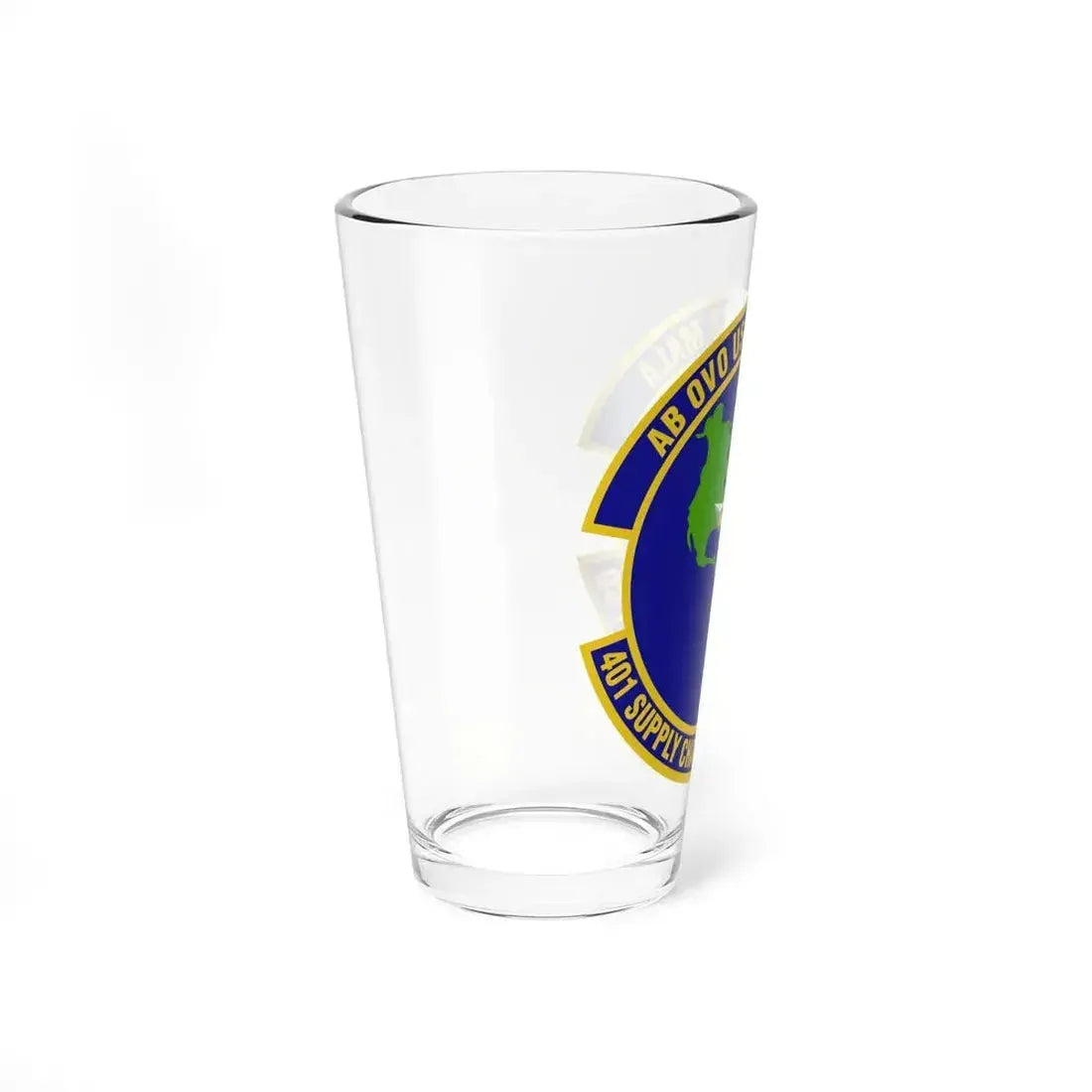 401st Supply Chain Management Squadron (U.S. Air Force) Pint Glass 16oz - Go Mug Yourself