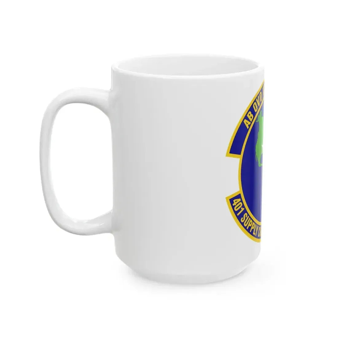 401st Supply Chain Management Squadron (U.S. Air Force) White Coffee Mug - Go Mug Yourself