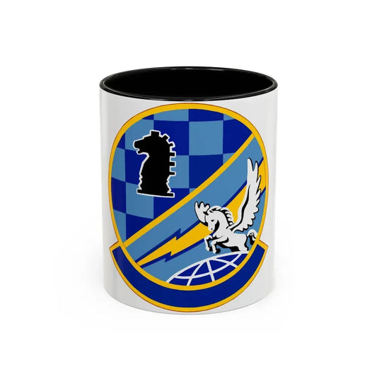 402 Intelligence Squadron AFISRA (U.S. Air Force) Accent Coffee Mug 11oz Black - Go Mug Yourself