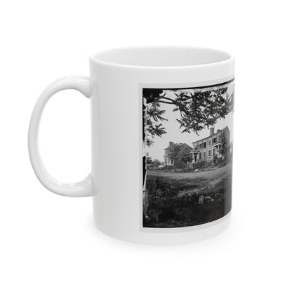 Fredericksburg, Va. Houses Damaged By The Shelling Of December 13, 1862 (U.S. Civil War) White Coffee Mug