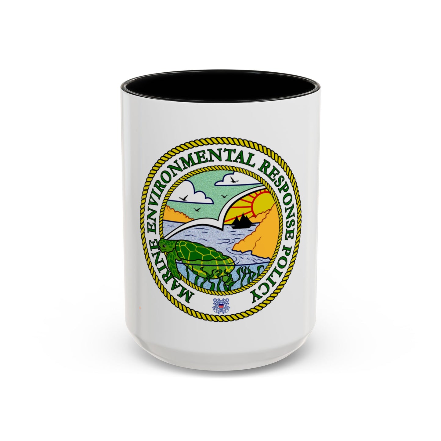 USCG Marine Environmental Resp Policy (U.S. Coast Guard) Accent Coffee Mug