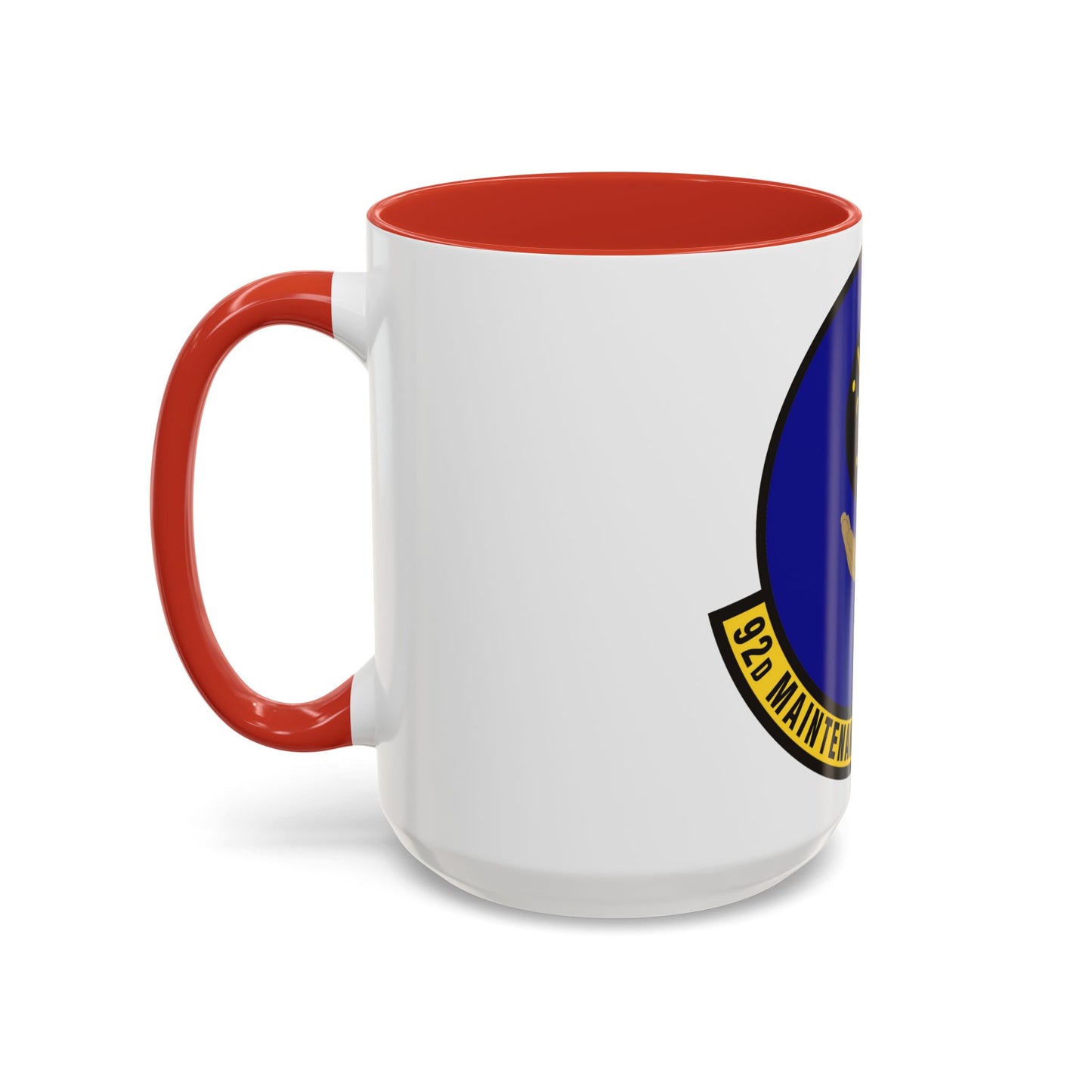 92 Maintenance Operations Squadron AMC (U.S. Air Force) Accent Coffee Mug