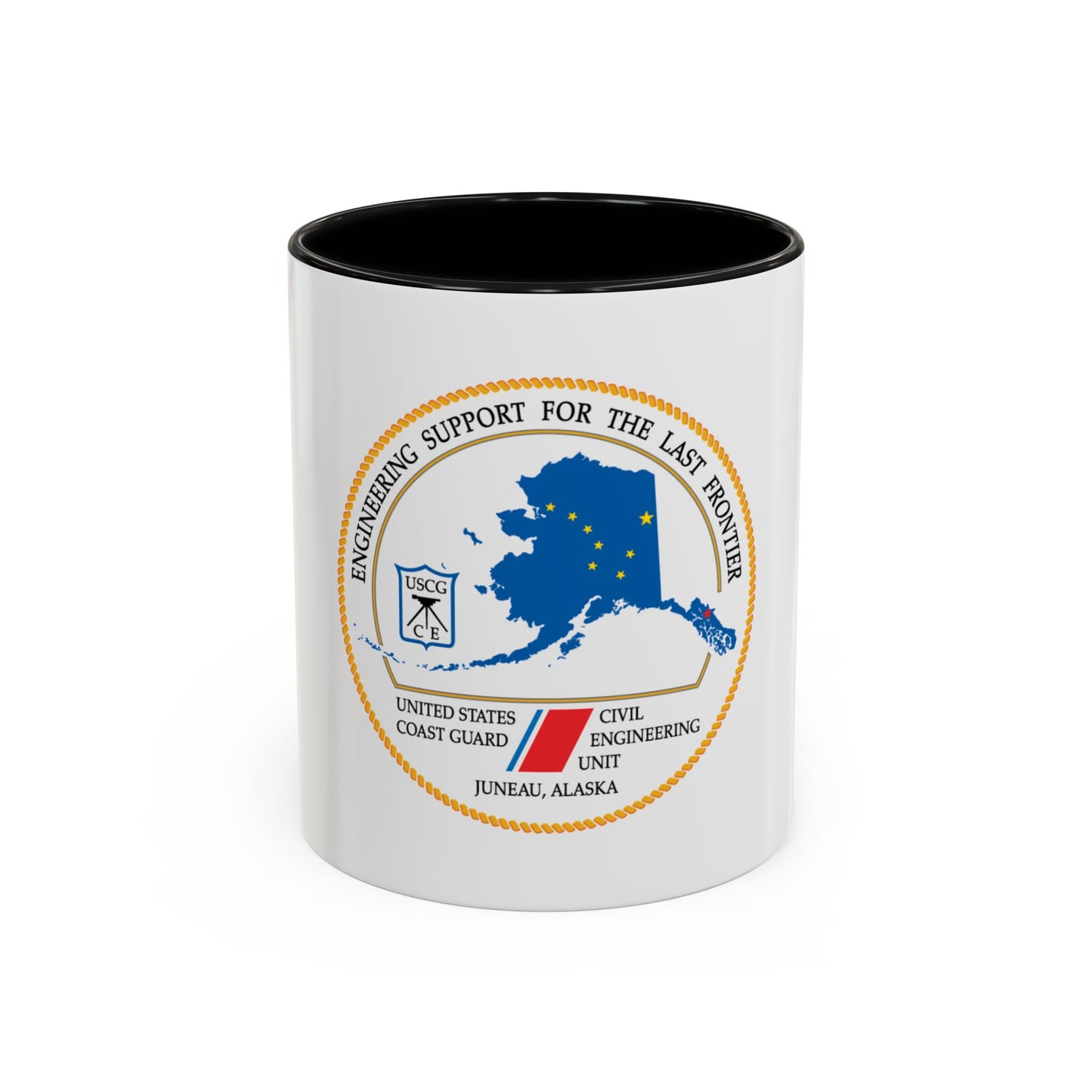 USCG CEU Juneau NEW 08 (U.S. Coast Guard) Accent Coffee Mug