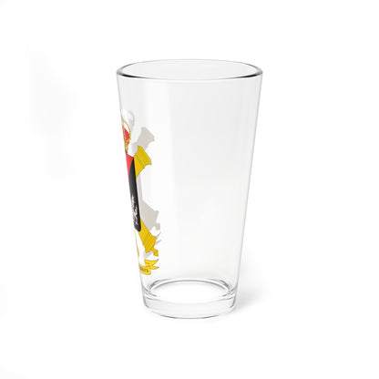 Escudo del Regimiento de Artillería de Campaña número 16 (Spain) (Coat of Arms) Pint Glass 16oz