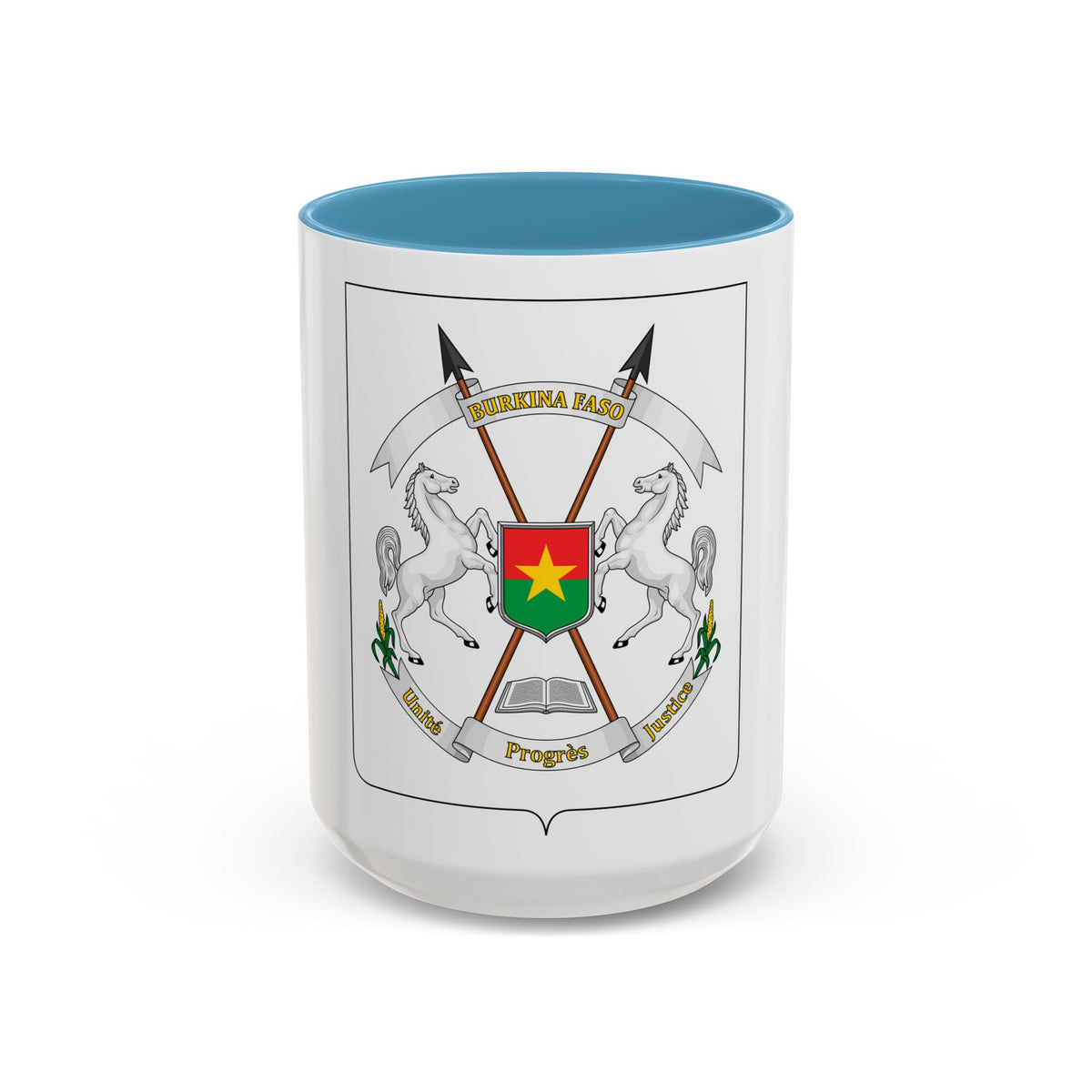 Coat of arms of Burkina Faso - Accent Coffee Mug