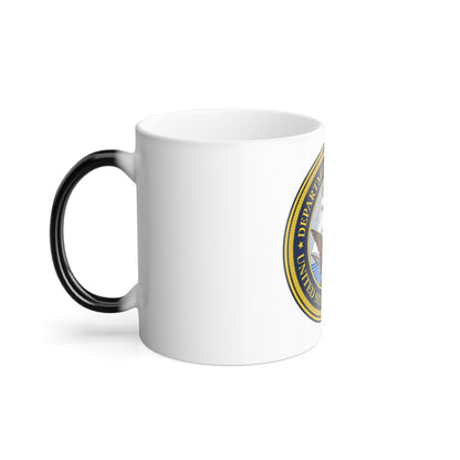 Official Seal of the Department of the Navy (U.S. Navy) Color Changing Mug 11oz
