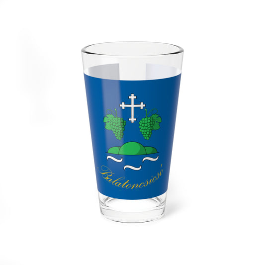 Flag of Balatoncsicso (Hungary) Pint Glass 16oz