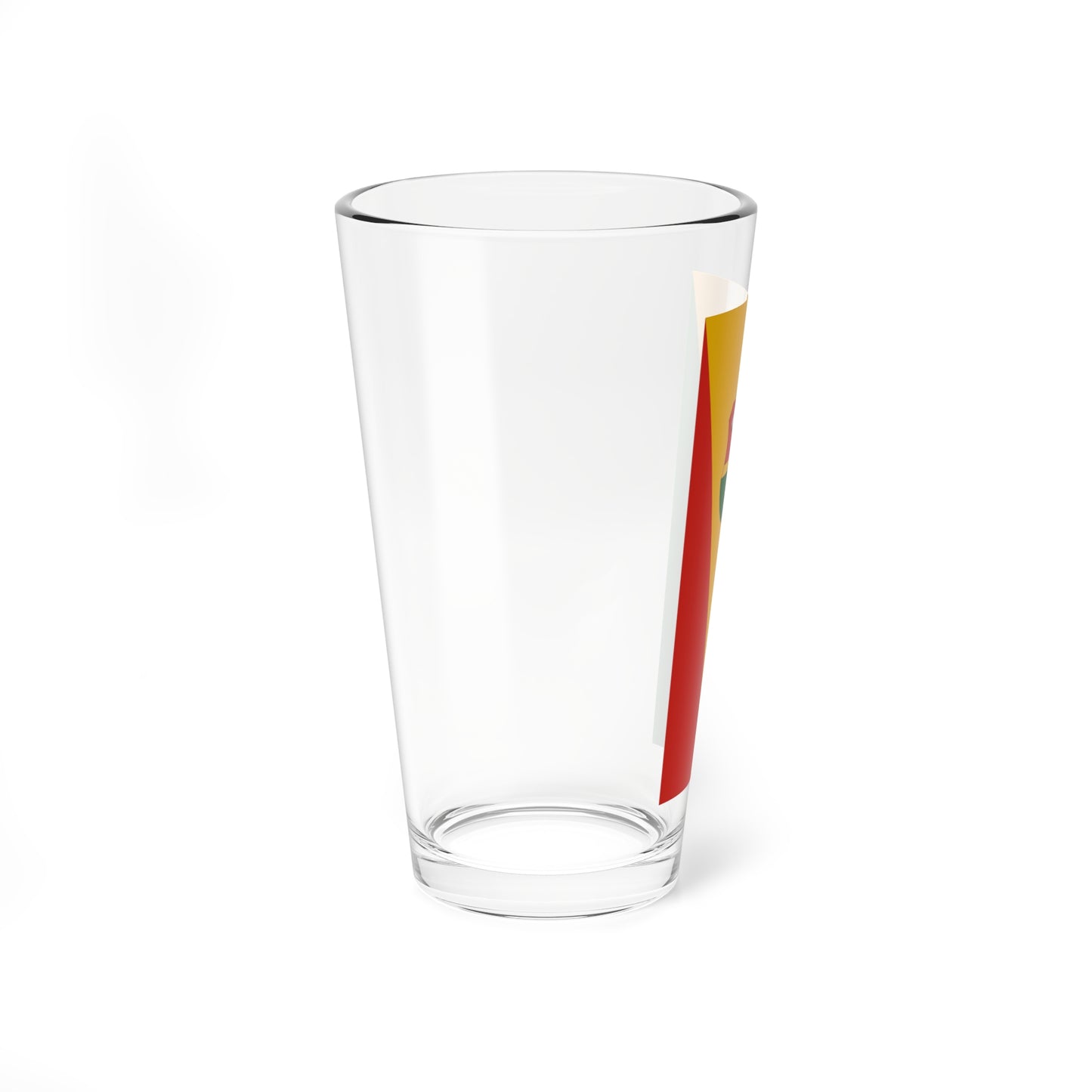 Flag of Gyorvar vertical (Hungary) Pint Glass 16oz