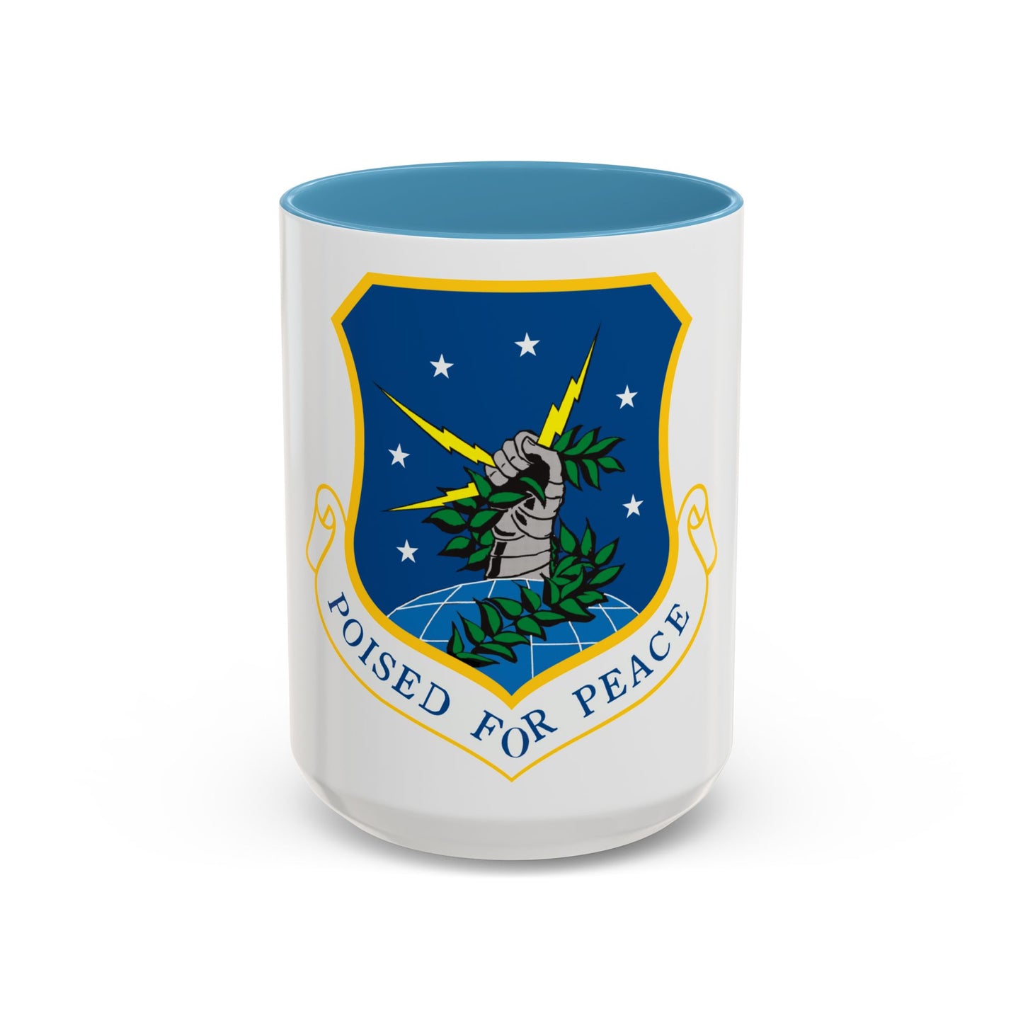 91st Space Wing (U.S. Air Force) Accent Coffee Mug