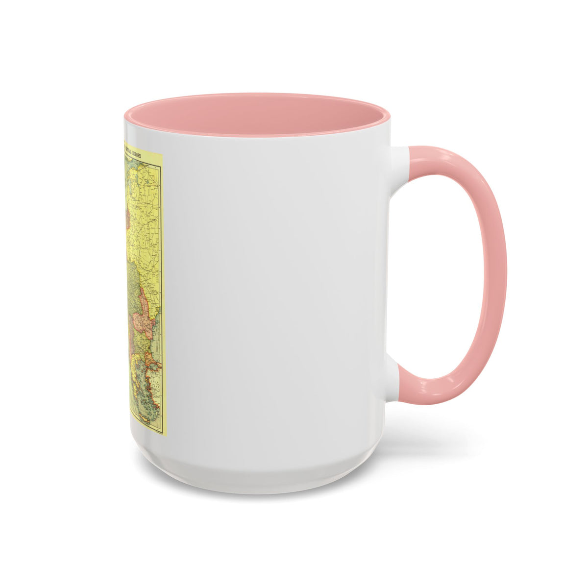 Europe, Central & the Balkan States (1915) (Map) Accent Coffee Mug
