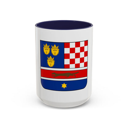 Coat of arms of Croatia (State of Slovenes, Croats and Serbs) - Accent Coffee Mug