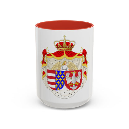 Coat of arms of Jadwiga of Poland - Accent Coffee Mug