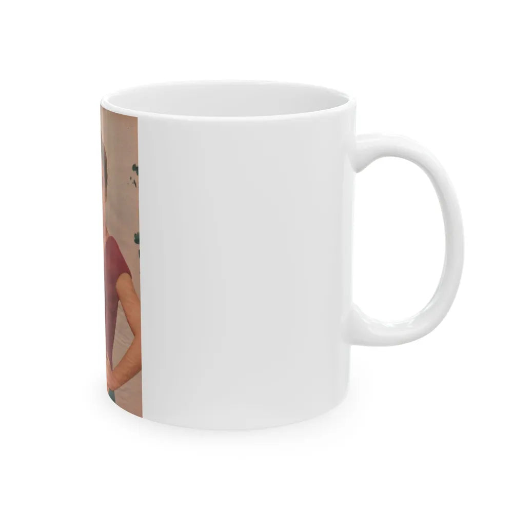 Terry Moore #519 - Magazine Page Photo (Vintage Female Icon) White Coffee Mug-Go Mug Yourself