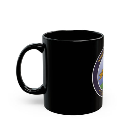Seal of Corning NY - Black Coffee Mug