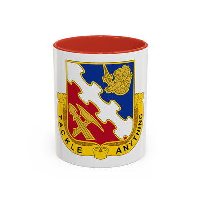 863 Engineer Battalion (U.S. Army) Accent Coffee Mug