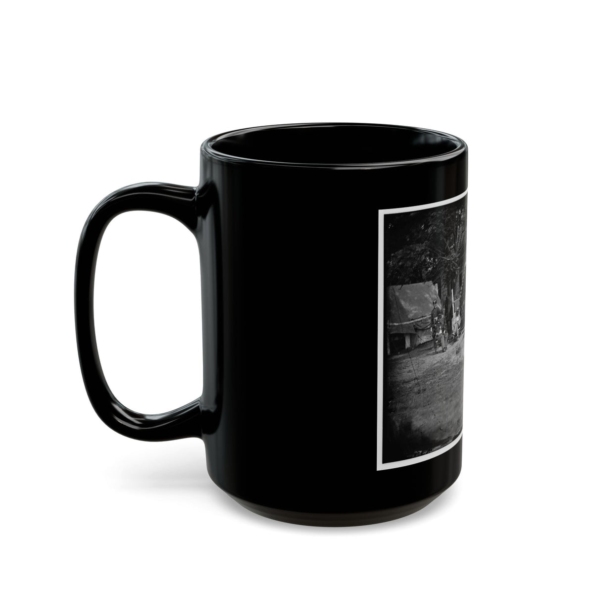 Untitled 001(5) (U.S. Civil War) Black Coffee Mug