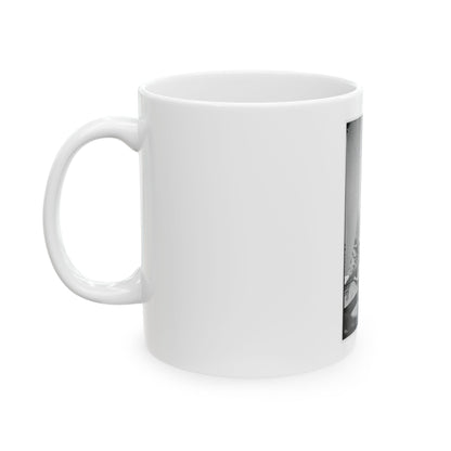 Portrait Of Maj. Gen. Mansfield Lovell, Officer Of The Confederate Army (U.S. Civil War) White Coffee Mug