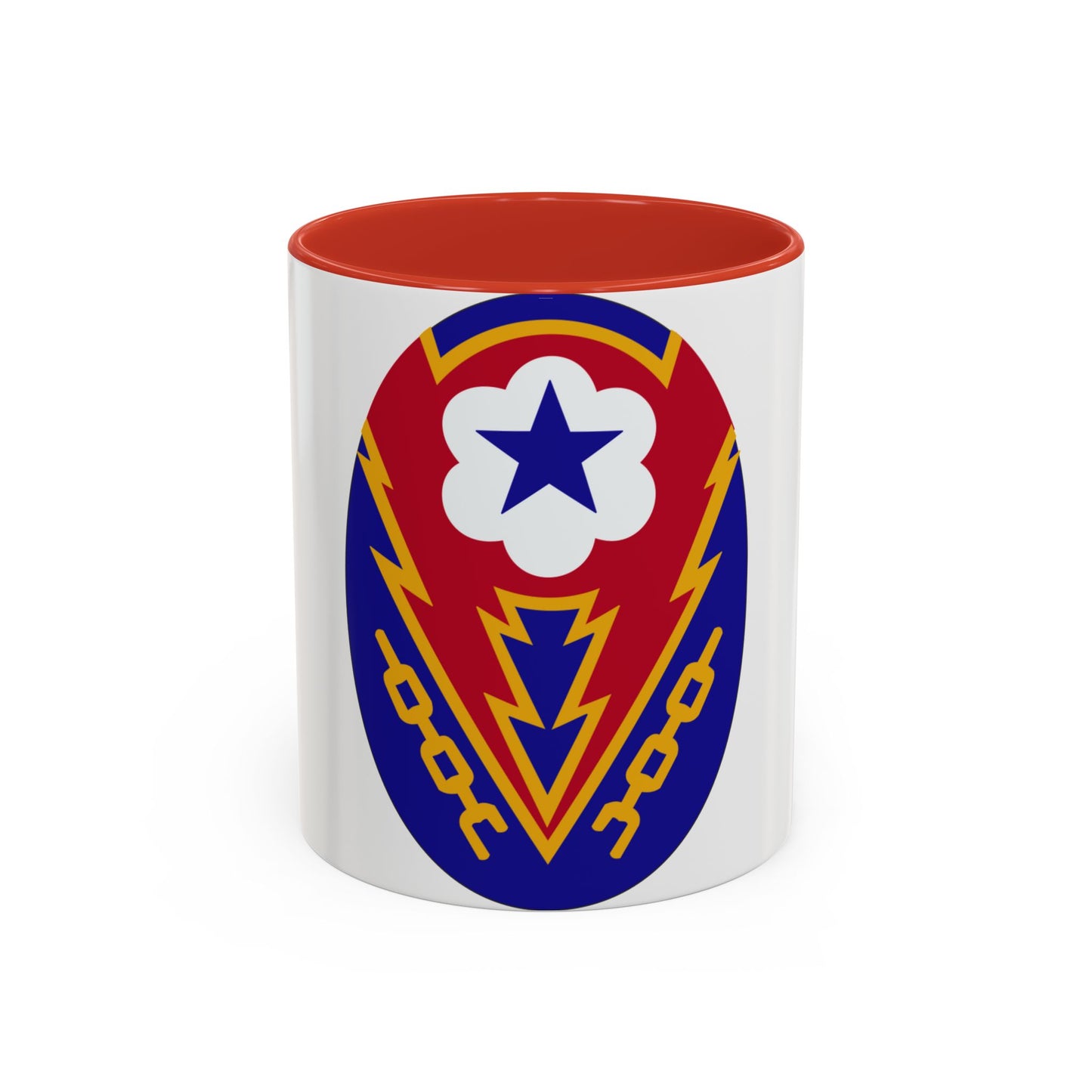 Tasse à café décorative pour le personnel de la zone de communication Europe (armée américaine)